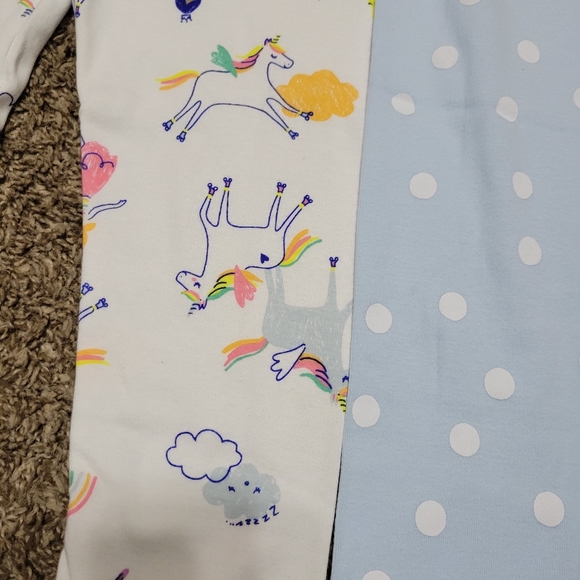 Carter's 6 Piece PJ 3 Sets Size 5 2T Unicorns… - Picture 9 of 9